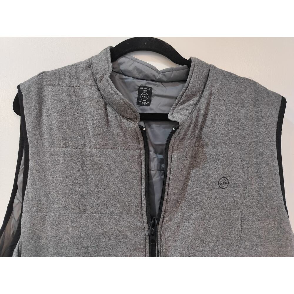 Wrangler ATG Reversible Vest Gray Water Resistant Insulated Men’s LT - Picture 6 of 12